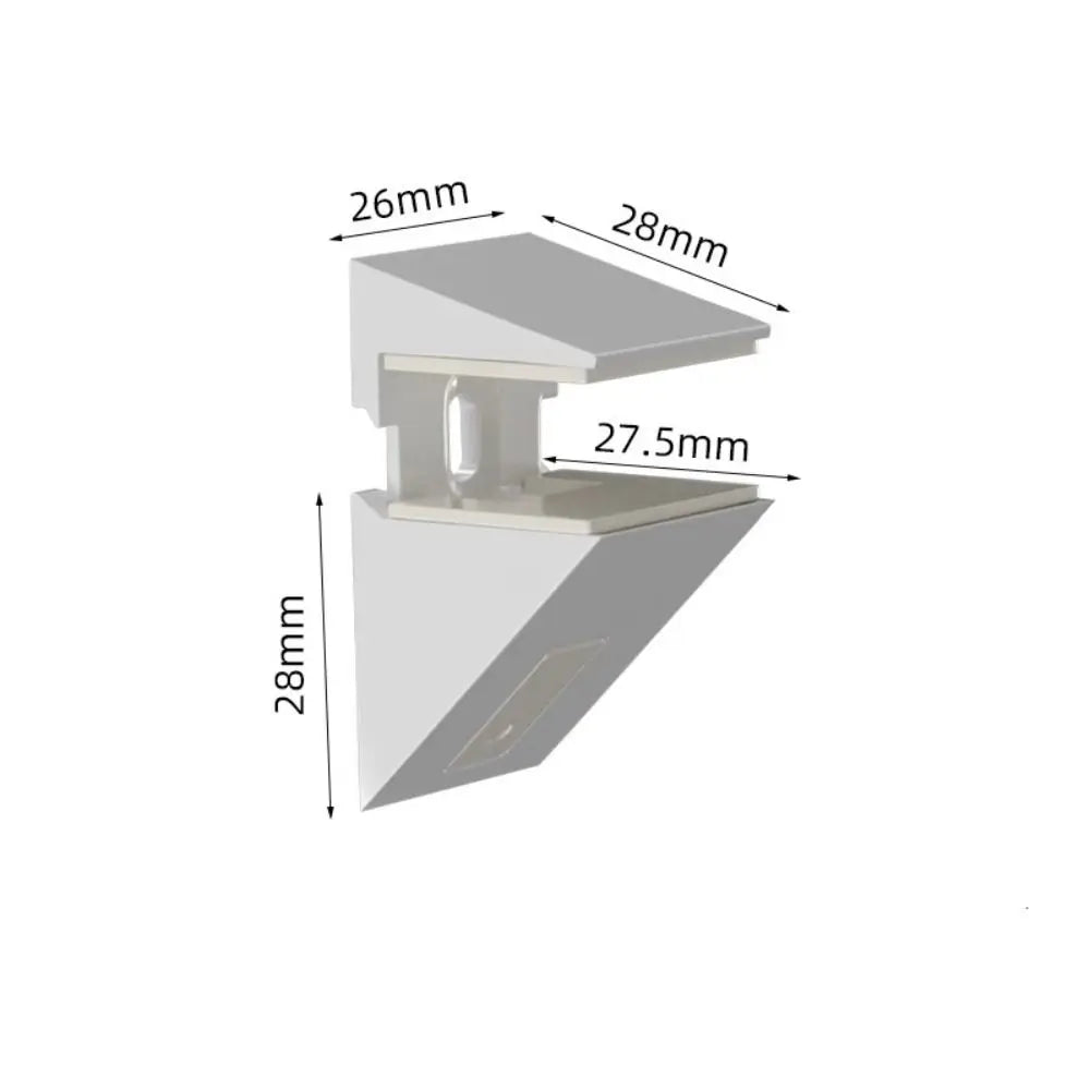 Zinc Alloy Glass Shelf Brackets – Adjustable Wall Clamps Glass Shelf Brackets Richie's