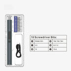 Rechargeable Cordless Electric Screwdriver Set 12-in-1 50-in-1 Electric Screwdriver Set Richie's 12 In 1 Set