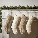 Knit Christmas Stocking 18" Kids Candy Gift Bag Holiday Decor Christmas Stocking Richie's
