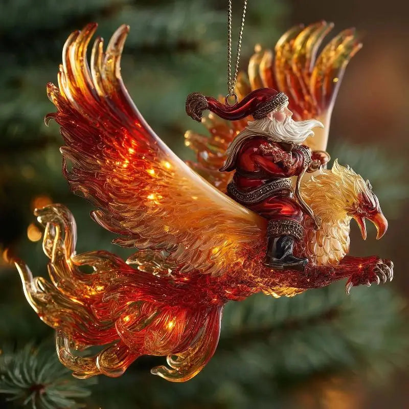 Animal Christmas Tree Ornaments – 2D Flat Acrylic Xmas Pendants Christmas Ornaments Richie's A3