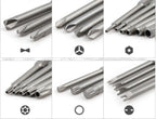 50pc 75mm Extra Long Screwdriver Bit Set – Torx Hex Phillips Square Screwdriver Bit Set Richie's