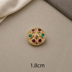 Eye-Shaped Shank Button – Creative Alloy Sweater Accessory