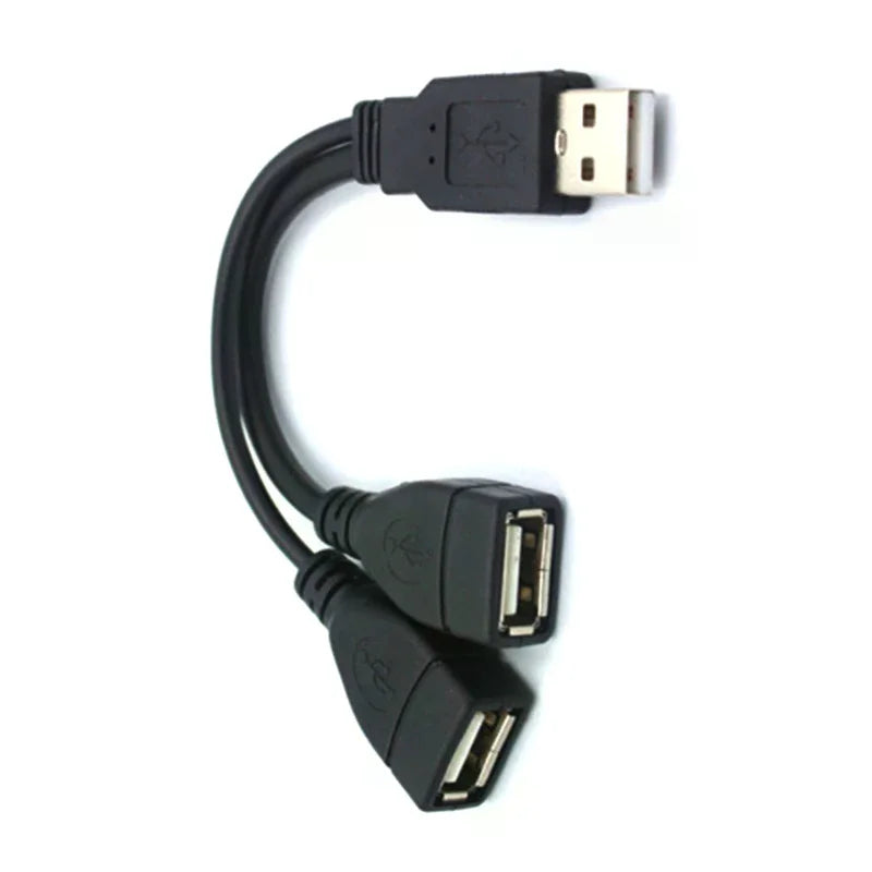 USB 2.0 Y Splitter Cable 1 Male to 2 Female – Data & Charging USB Splitter Cable Richie's