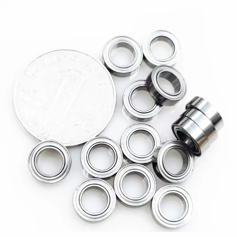10pcs 681ZZ Miniature Ball Bearings 1.5x4x2mm ABEC-3 Metal Sealed Miniature Ball Bearings Richie's 1.5x4x2mm