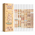 12 Capybara Gel Pens 0.5mm Fine Point Black Ink | Cute Set Gel Pen Set Richie's