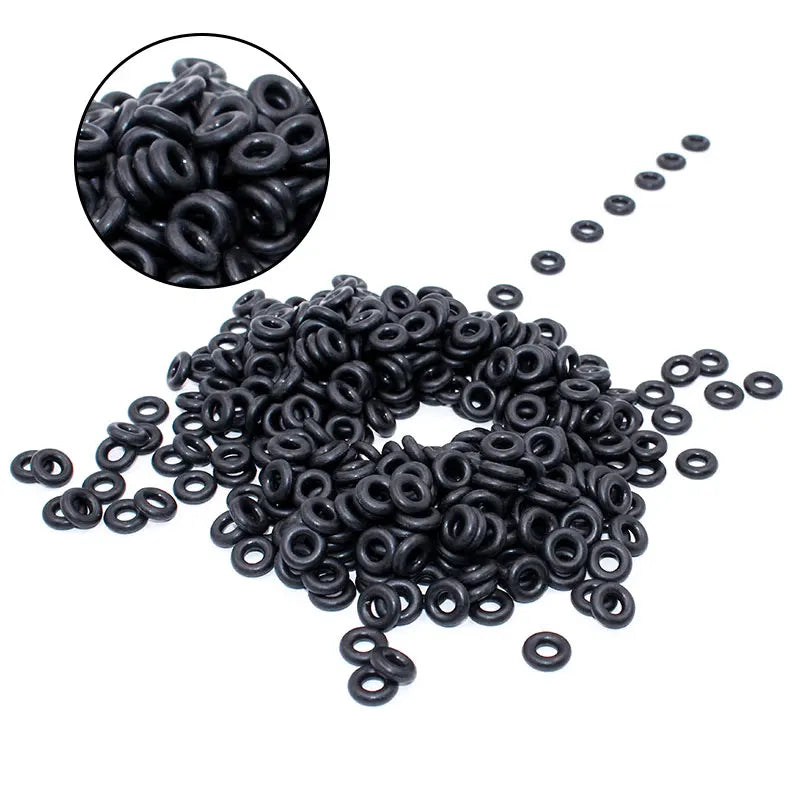 50PCS Black NBR O-Ring Seals CS1.8mm Nitrile Rubber Gasket Washer Rubber O-Ring Seals Richie's