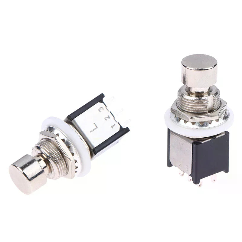 DPDT Foot Switch Guitar Effects Pedal Stomp Box 6-Pin Push Button Guitar Pedal Switch Richie's