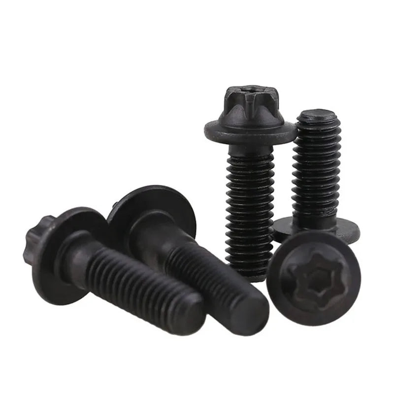 Grade 12.9 Carbon Steel Flange Torx Bolts M5 M6 Hex Screws Flange Torx Bolt Richie's