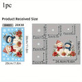 Christmas Snowman Window Cling – Removable Static Decal Window Cling Decal Richie's 1pc