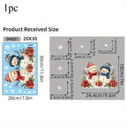 Christmas Snowman Window Cling – Removable Static Decal Window Cling Decal Richie's 1pc