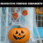 12 Pcs Mini Plastic Pumpkin Hanging Decorations – Fall Decor Seasonal Hanging Decor Richie's