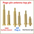 DIP SMD Double Spring PCB Pogo Pin Connectors 20/50/100 Pcs PCB Pogo Pin Connector Richie's