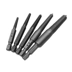 5-Piece Screw Extractor & Broken Bolt Remover Drill Bit Set Screw Extractor Set Richie's