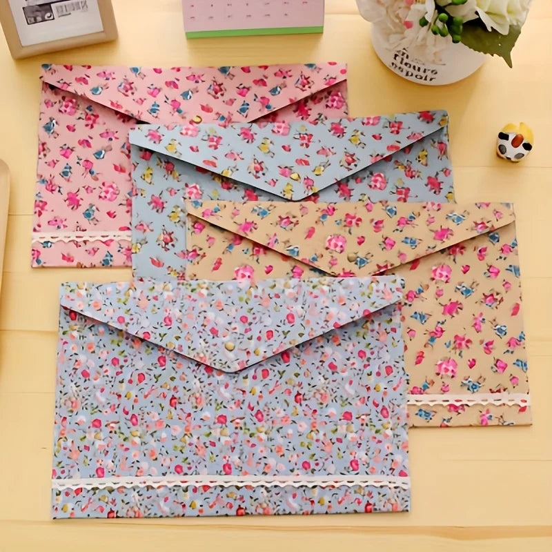 Floral File Storage Bag – Large Capacity Fabric Organizer File Storage Bag Richie's