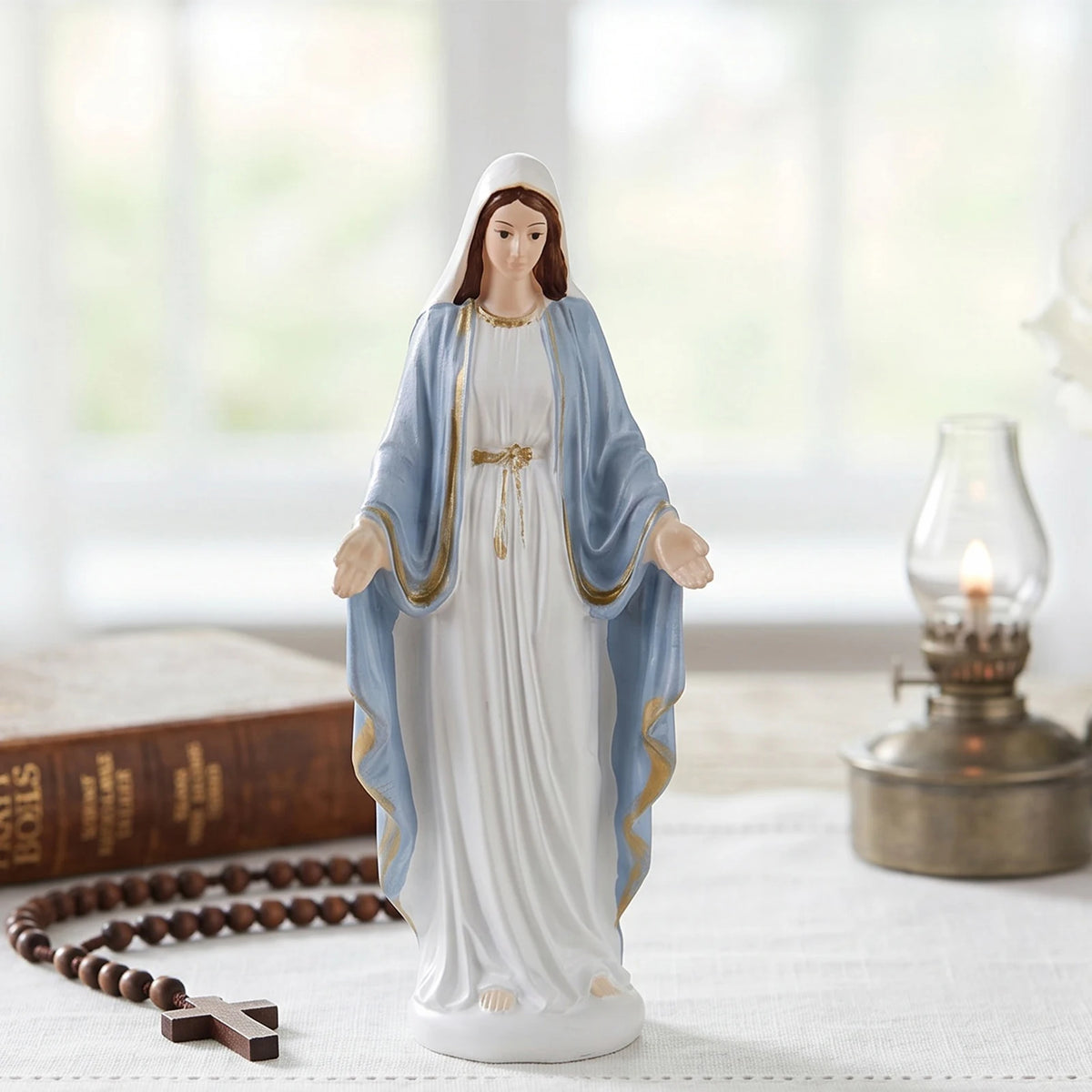 Virgin Mary Resin Statue – Our Lady of Guadalupe Figurine Religious Figurine Richie's