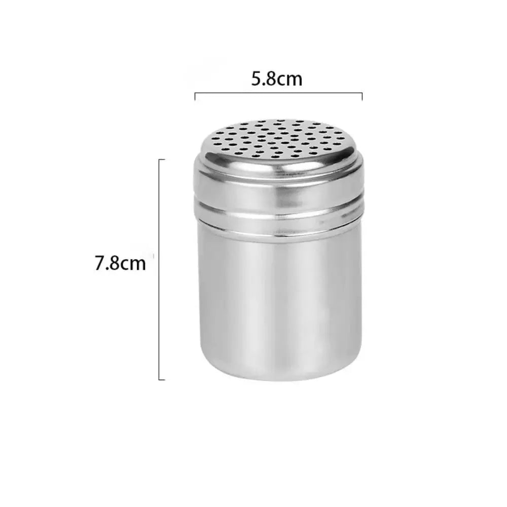 Stainless Steel Spice Shaker Jar | Rotating Lid – Salt & Pepper Spice Shaker Jar Richie's M-Single use