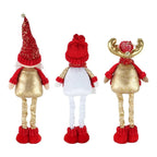 50CM Telescopic Christmas Snowman & Reindeer Plush Ornament Christmas Plush Ornament Richie's