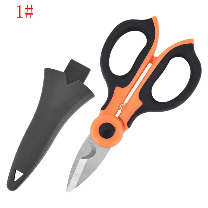TOTNEND Fishing Scissors – PE Braid Line & Electrician Cutter Fishing Scissors Richie's Lampblack T216 AS SHOW
