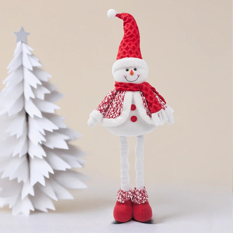 Retractable Christmas Figurines – Santa, Snowman & Reindeer Christmas Figurine Ornament Richie's A3 1