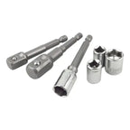 Chrome Vanadium Socket Adapter Set 1/4" 3/8" 1/2" Hex Shank Socket Adapter Set Richie's