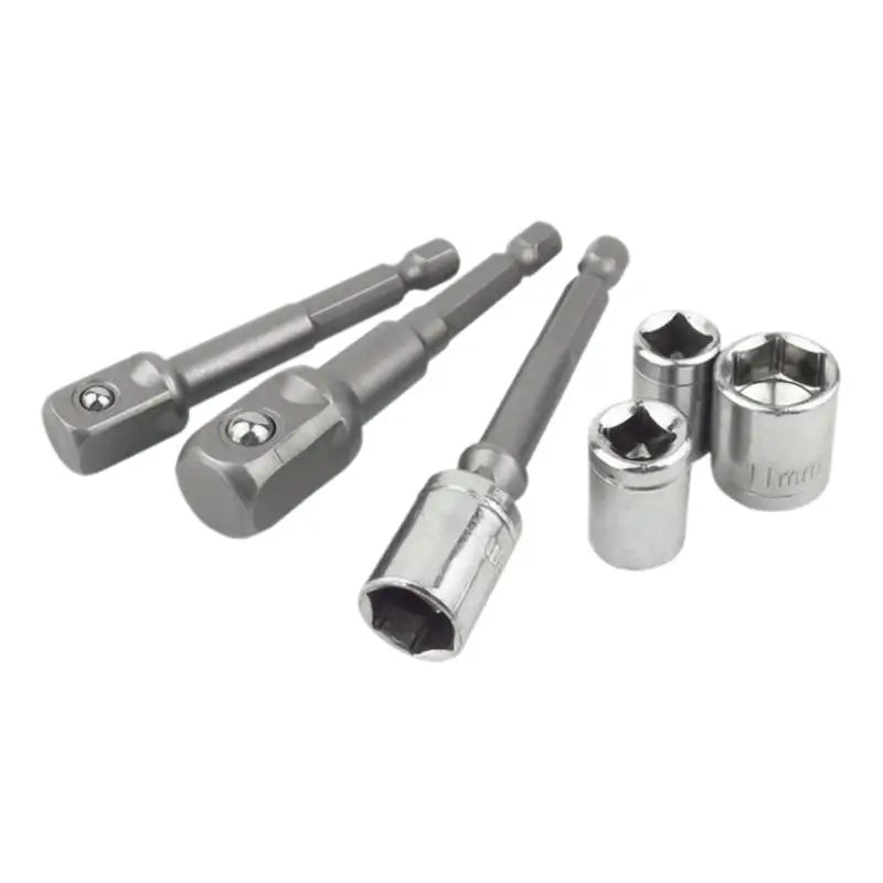 Chrome Vanadium Socket Adapter Set 1/4" 3/8" 1/2" Hex Shank Socket Adapter Set Richie's