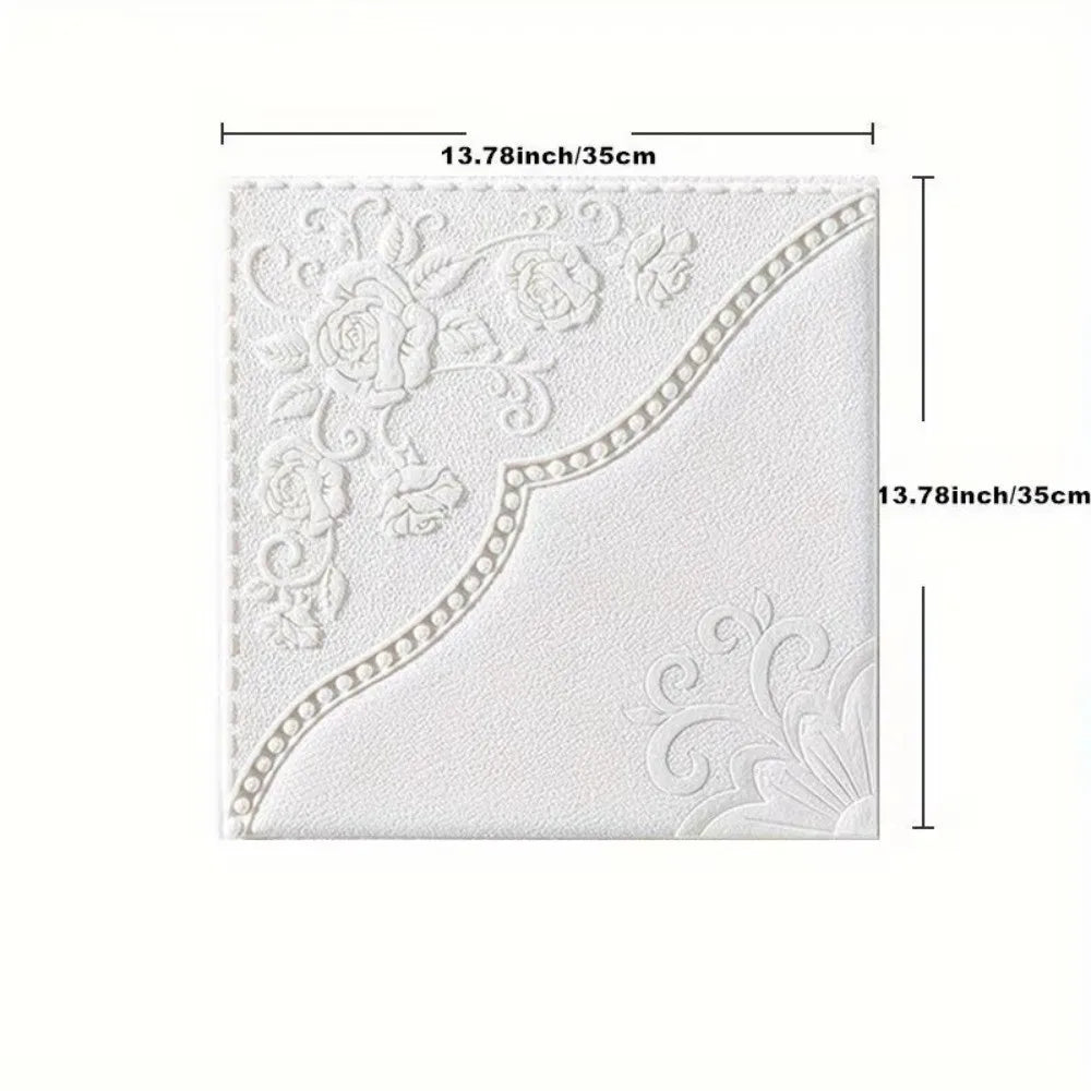 4-Pack 3D Peel & Stick Wall Panels – XPE Foam Home Décor Tiles 3D Wall Panels Richie's
