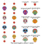 Day of the Dead Skull Garland Banner | Día de Muertos Décor Party Garland Décor Richie's