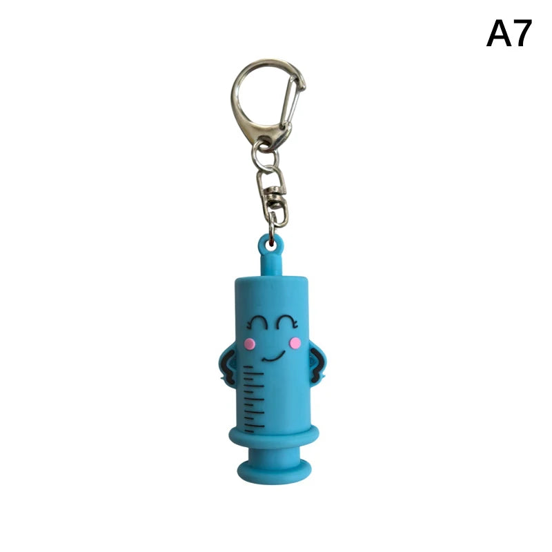 Syringe Ampoule Opener Keychain with Rubber Cutter | 1 Pc Ampoule Opener Tool Richie's A7