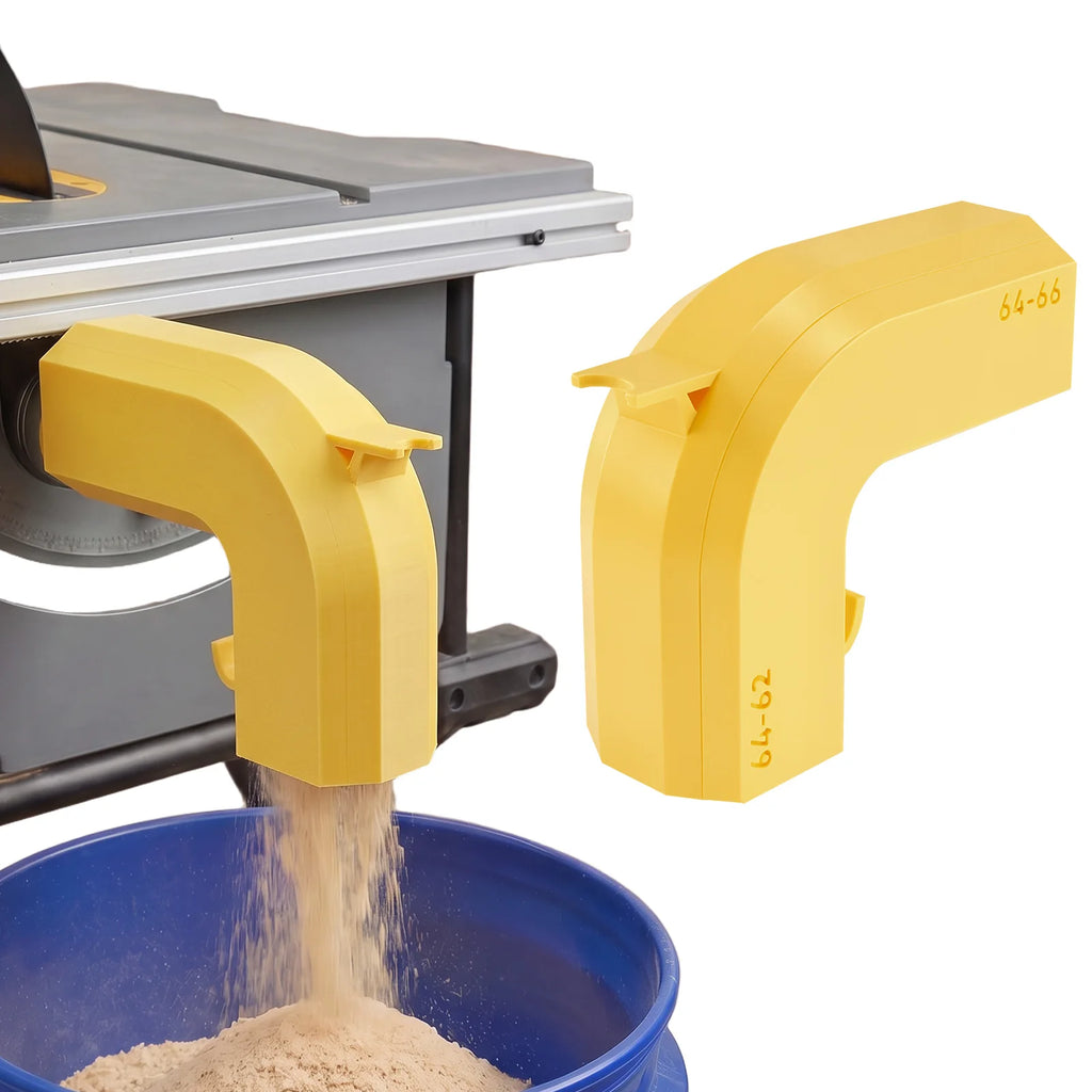 Table Saw Dust Collector Snap-On Adapter with Dual Hooks Dust Collection Adapter Richie's