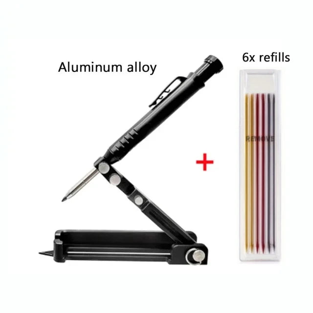 Aluminum Multi-Function Scribing Tool – Deep Hole Pencil Woodworking Scribing Tool Richie's Scribing Tool Set