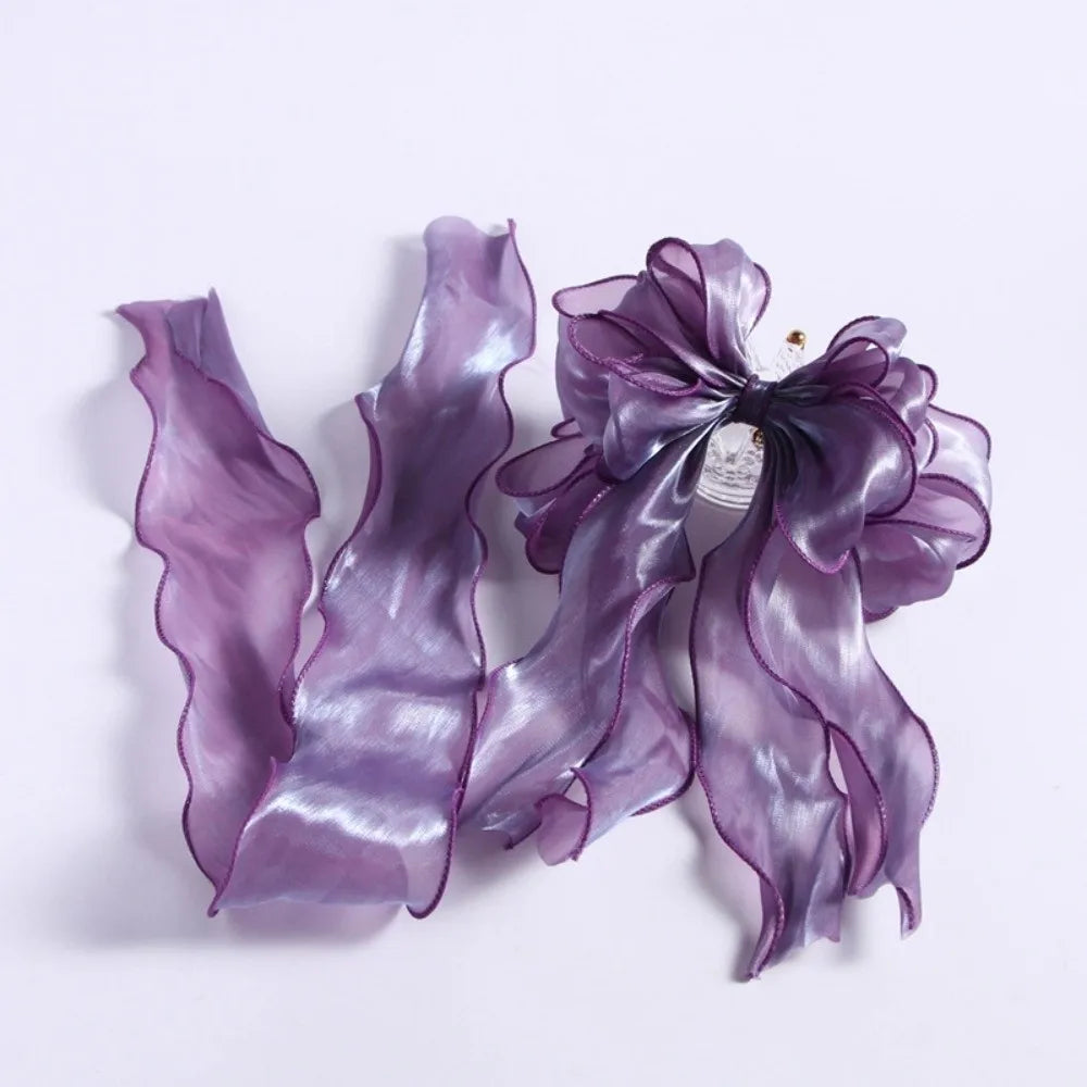 10 Yards Shiny Metallic Wavy Edge Ribbon – Crafts & Gift Wrap Decorative Craft Ribbon Richie's Dark Purple L