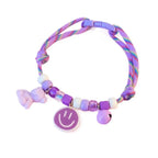 Adjustable Knit Pet Collar with Bell & Pendants for Cats & Dogs Pet Collar Richie's Purple
