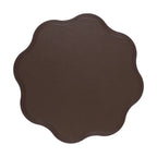 Flower Shaped PVC Placemat – Heat-Resistant & Waterproof Table Placemat Richie's Brown 38-38cm