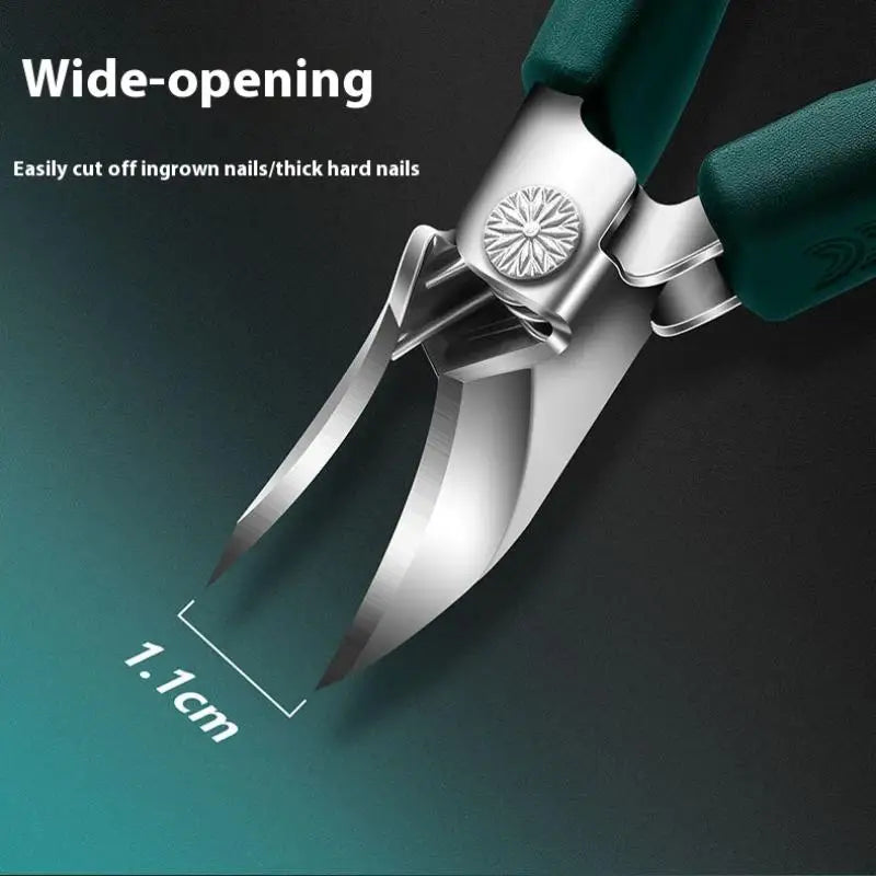 Anti-Splash Slanted Nail Clipper – Stainless Steel Toenail Tool Nail Clipper Richie's