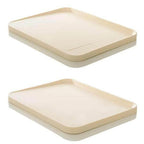 PP Plastic Cutting Board Anti-Slip Raised Edge 14.6×11in | Richie's Plastic Cutting Board Richie's