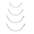 4Pcs Curved Leather Sewing Needles C-Type Shoe Repair Set Leather Sewing Needles Richie's sliver