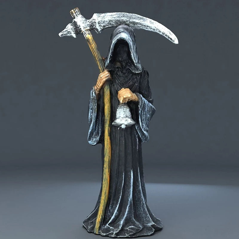 Grim Reaper Holy Death Statue – Resin Scythe Figurine Decor Decorative Figurine Richie's