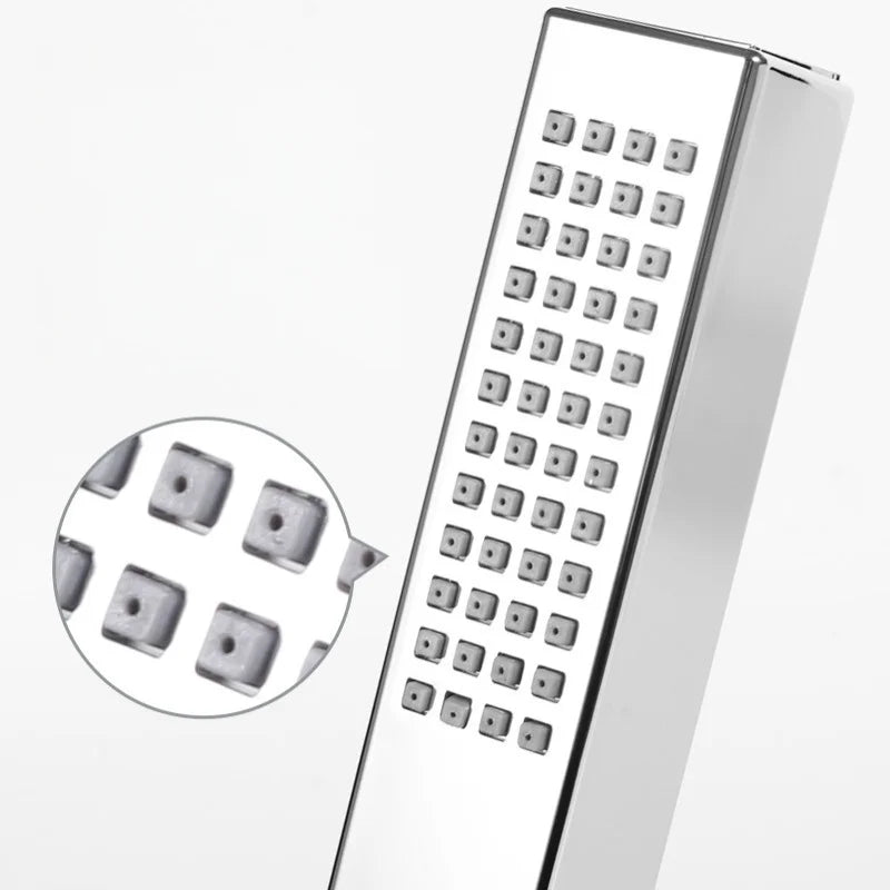 Square Handheld Shower Head – High Pressure Water-Saving Sprayer Handheld Shower Head Richie's
