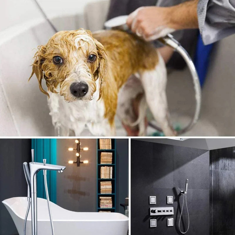 Flexible PVC Shower Hose 1.5M/2M Anti-Kink High Pressure Shower Hose Richie's