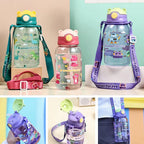 Kids BPA-Free Water Bottle with Straw 650ml – Leakproof Kids Water Bottle Richie's