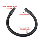 32mm EVA Flexible Vacuum Cleaner Replacement Hose Tube Vacuum Hose Attachment Richie's Black