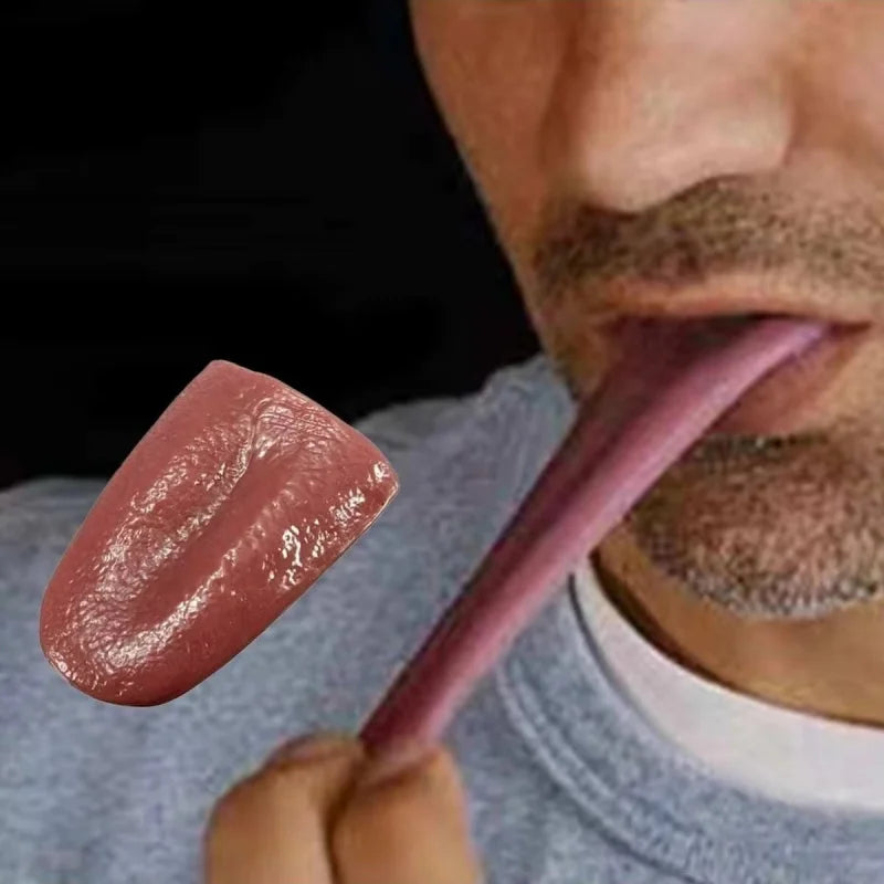 Silicone Fake Tongue Prank Toy – Halloween Horror Trick Prank Gag Toy Richie's