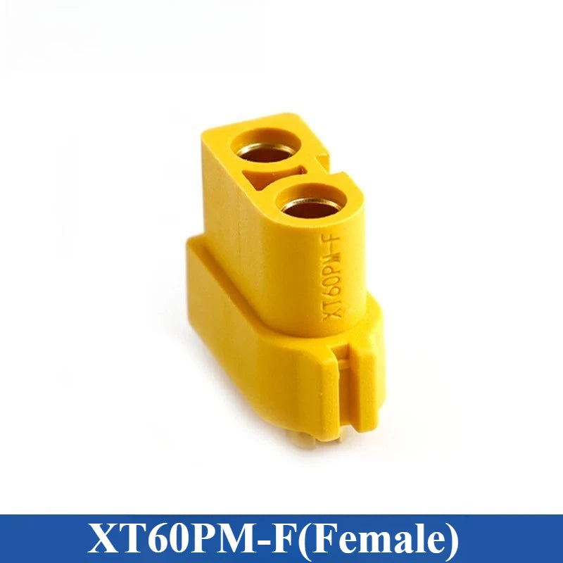 XT60 High Current Connector Plug – RC Aircraft & LiPo Battery RC Battery Connector Richie's XT60PM-F yellow