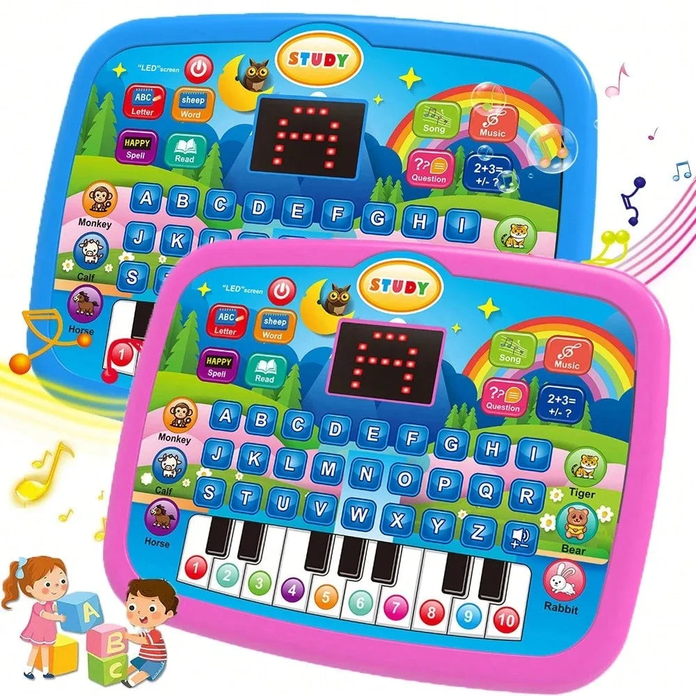 Kids Learning Tablet Toy – Early Education Computer with Music Kids Learning Toy Richie's