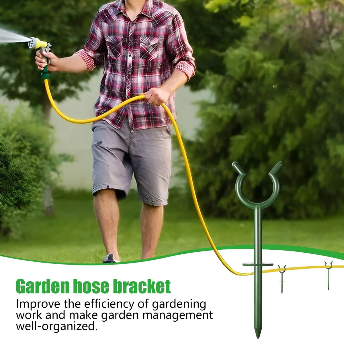 Garden Hose Guide Stakes 100-Piece Set – Plant Protection Garden Hose Guide Stakes Richie's