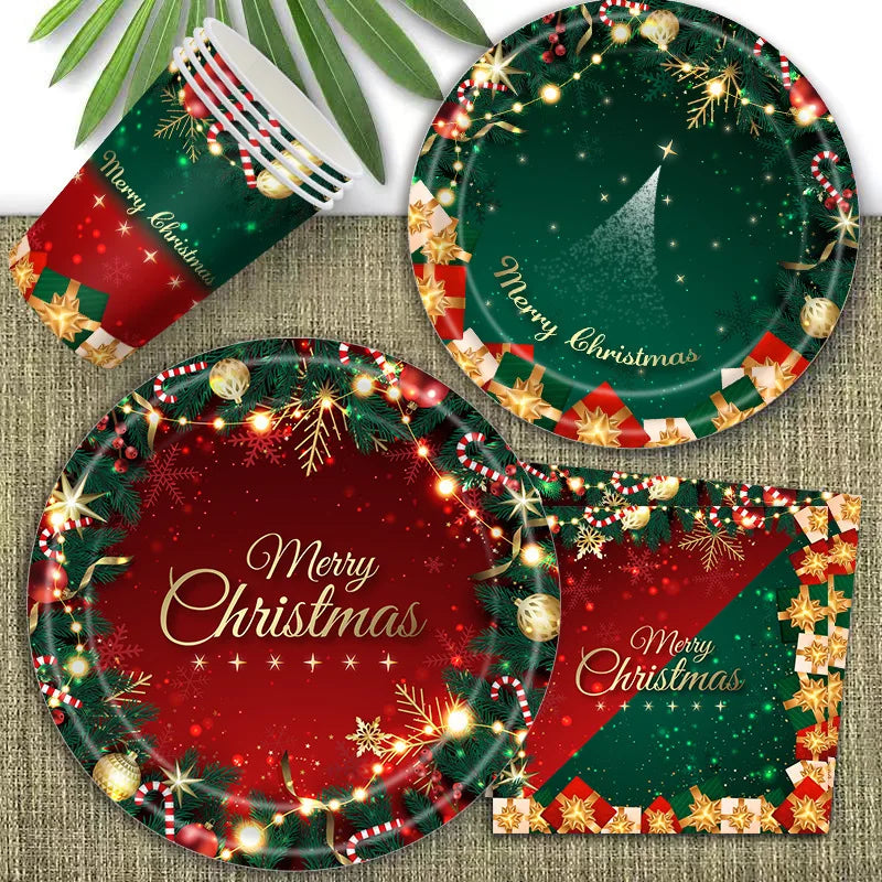 40pcs Christmas Paper Napkins Snowflake Holiday Party Décor Christmas Paper Napkins Richie's