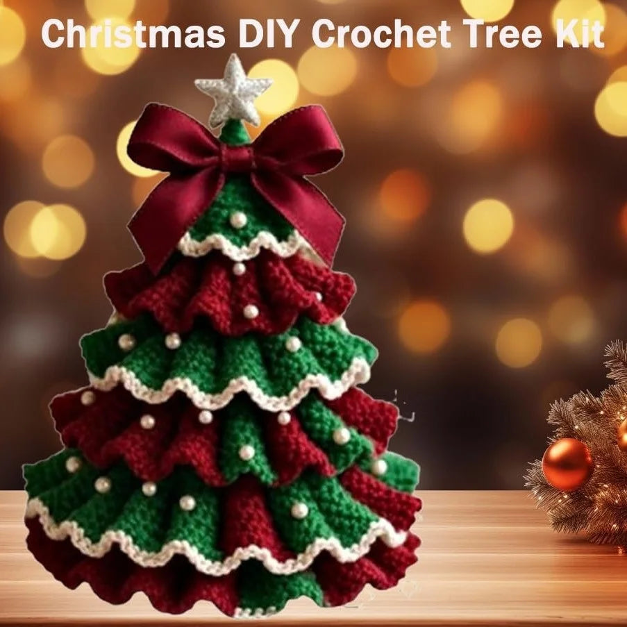 Crochet Christmas Tree Kit – Handmade Holiday Decoration Holiday Decoration Kit Richie's