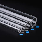 Clear Acrylic Tube for Aquarium & DIY – Multi-Size 20/50cm Aquarium Pipe Tube Richie's
