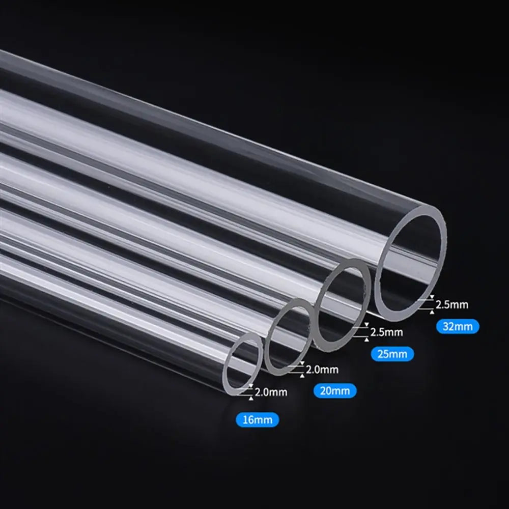 Clear Acrylic Tube for Aquarium & DIY – 20/50cm Multiple Sizes Acrylic Aquarium Tube Richie's