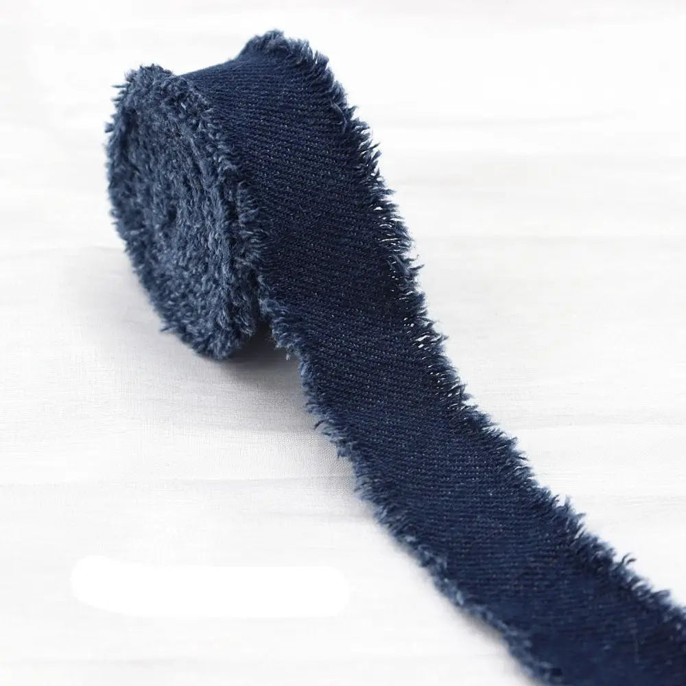 1.5 Yards Denim Ribbon for Hair Bows, DIY Crafts & Gift Wrap Craft Ribbon Richie's B-Wide 25mm